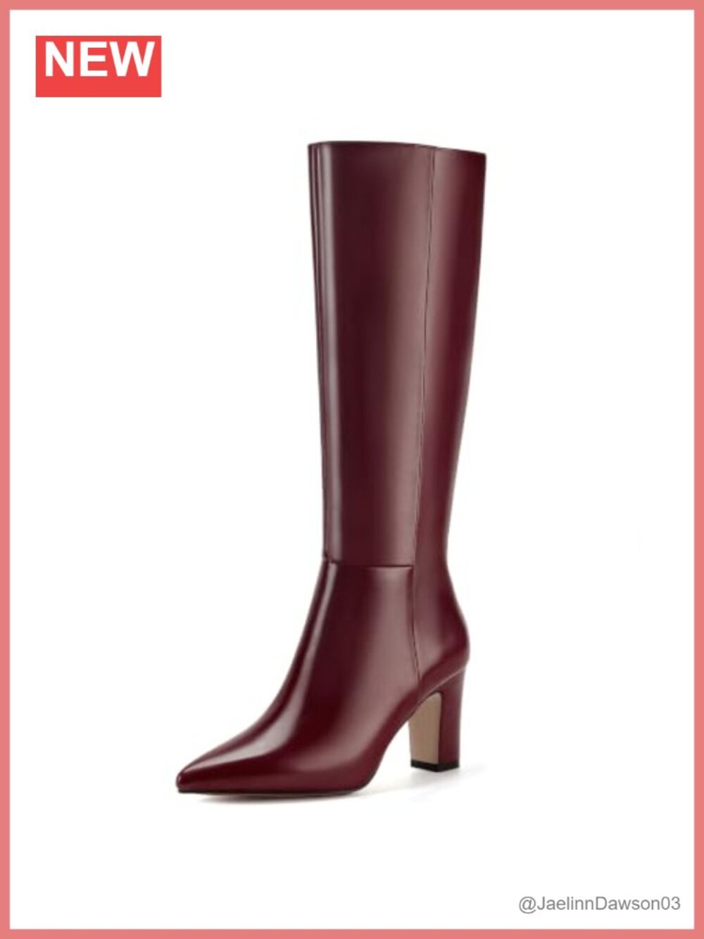 IDIFU Women's Knee High Boots Chunky High Heeled Tall Long Fall Boots